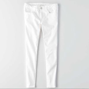 American Eagle White Jeggings